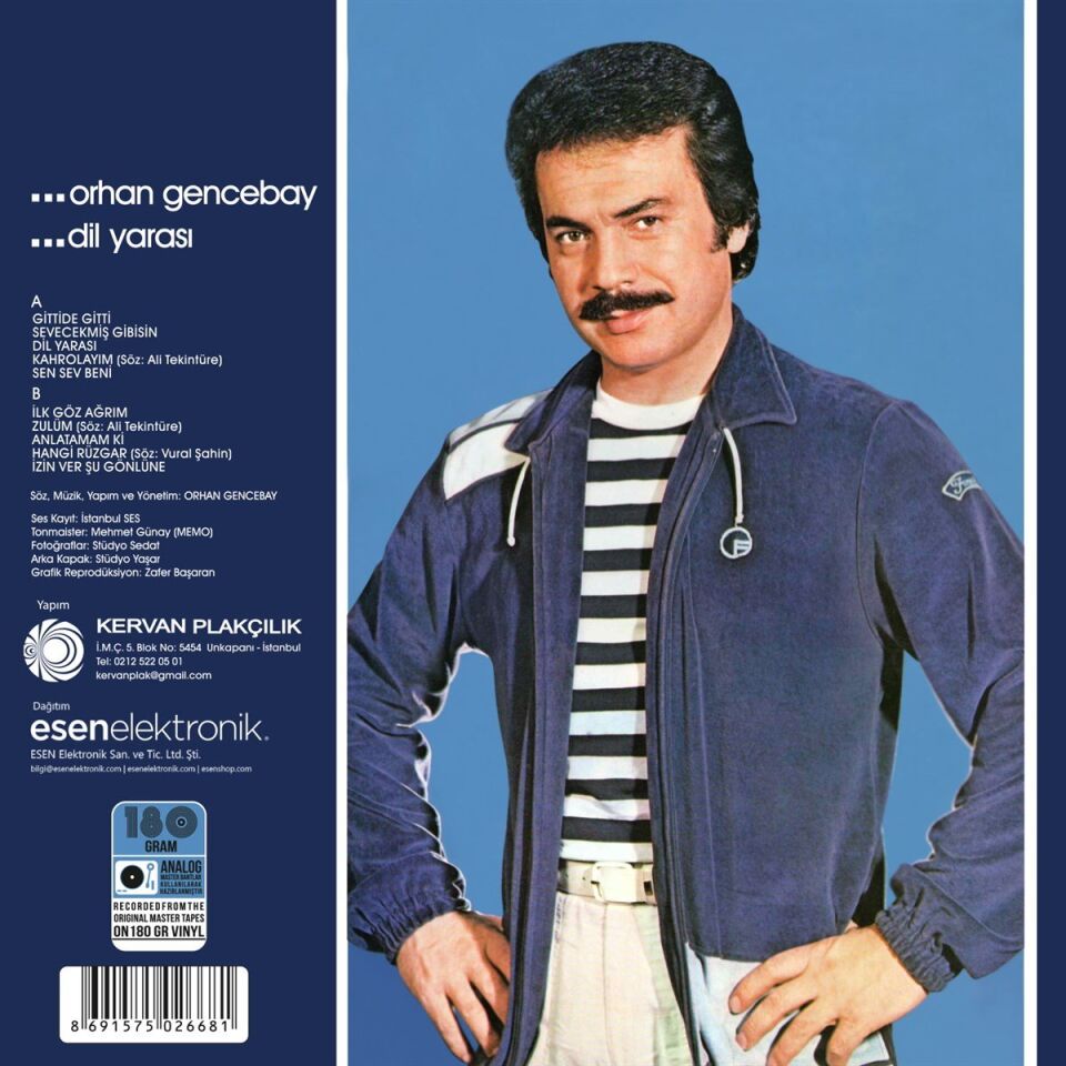 Orhan Gencebay Dil Yarası Plak -
