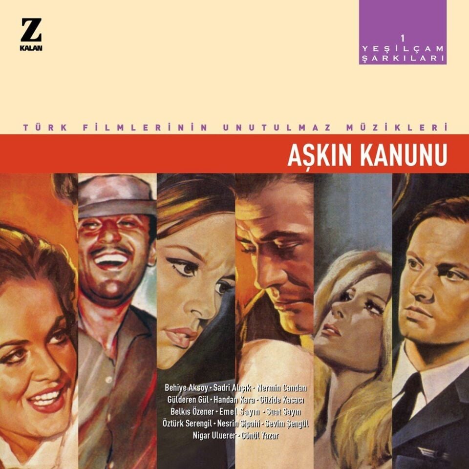 Yeşilçam Şarkıları 1 Aşkın Kanunu Plak - Türk Filmlerinin Unutulmaz Müzikleri