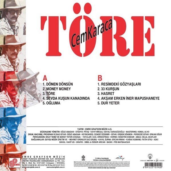 Cem Karaca Töre - Plak