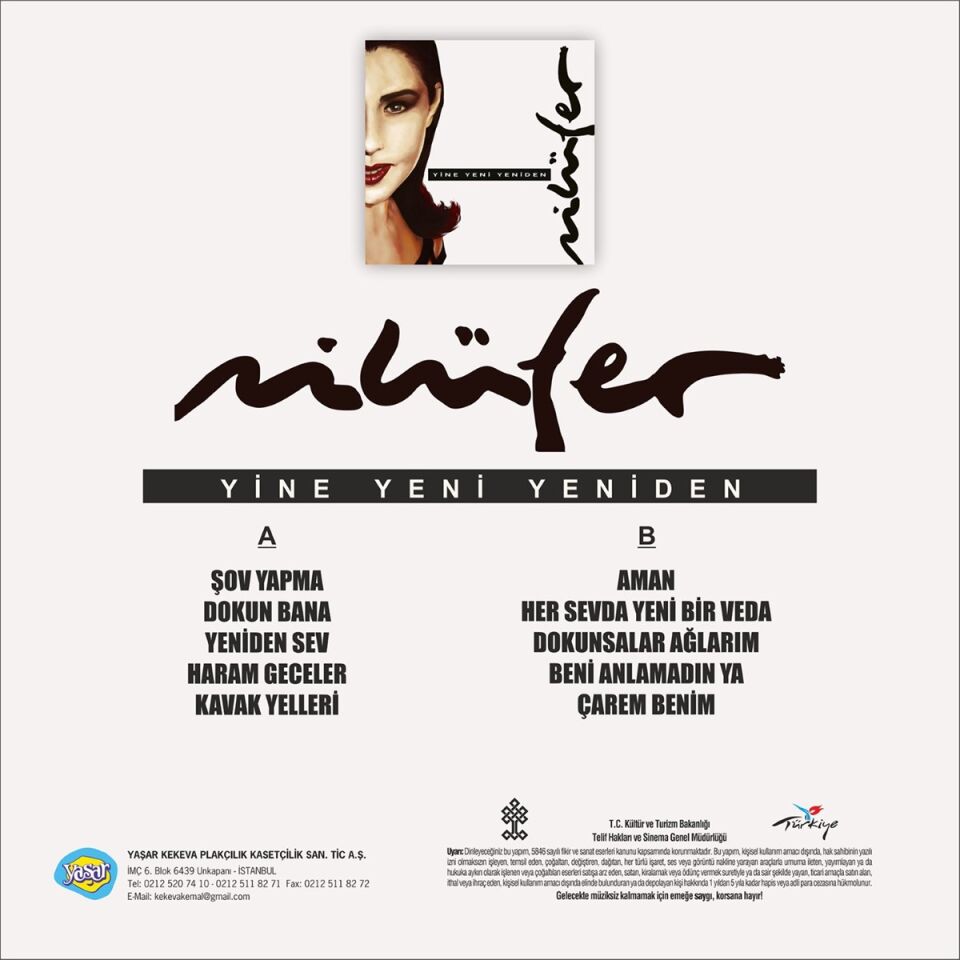 Nilüfer Yine Yeni Yeniden - Plak
