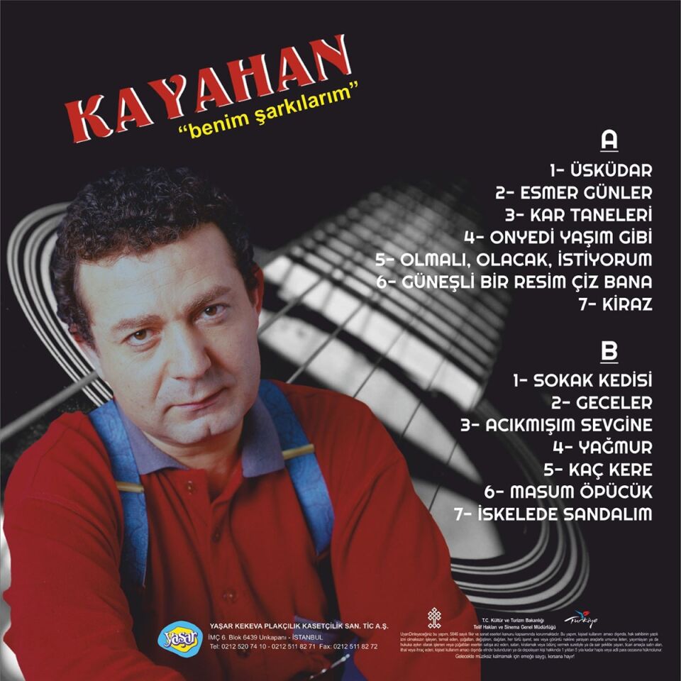 Kayahan Benim Şarkılarım - Plak