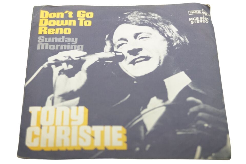 Tony Christie Don't Go Down To Reno - Plak