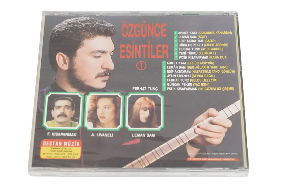 Karışık Sanatçılar Özgürce Esintiler 1 - (Destan Müzik Dönem Baskı) CD