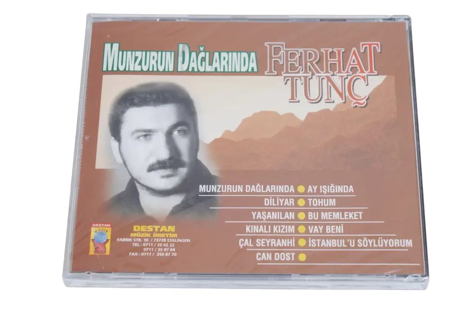 Ferhat Tunç Munzurun Dağlarında - (Destan Müzik Dönem Baskı) CD