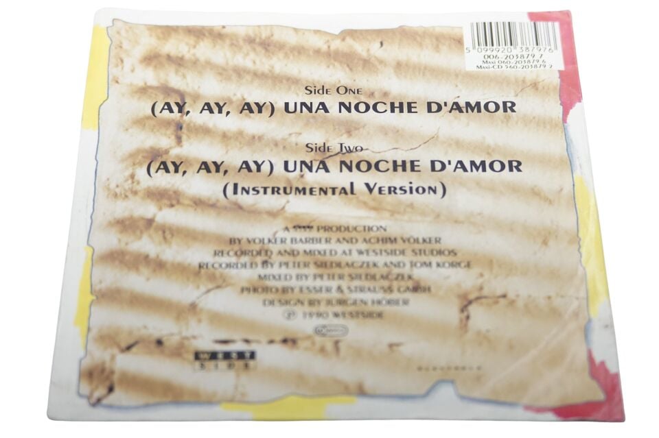 Deborah Sasson (Ay Ay Ay) Una Noche D'Amor - Plak