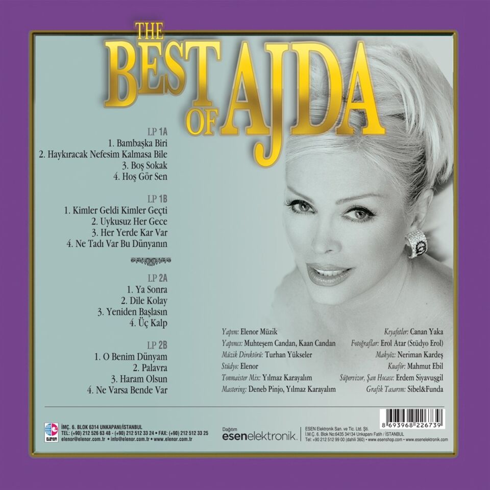 Ajda Pekkan The Best Of - 2 Plak