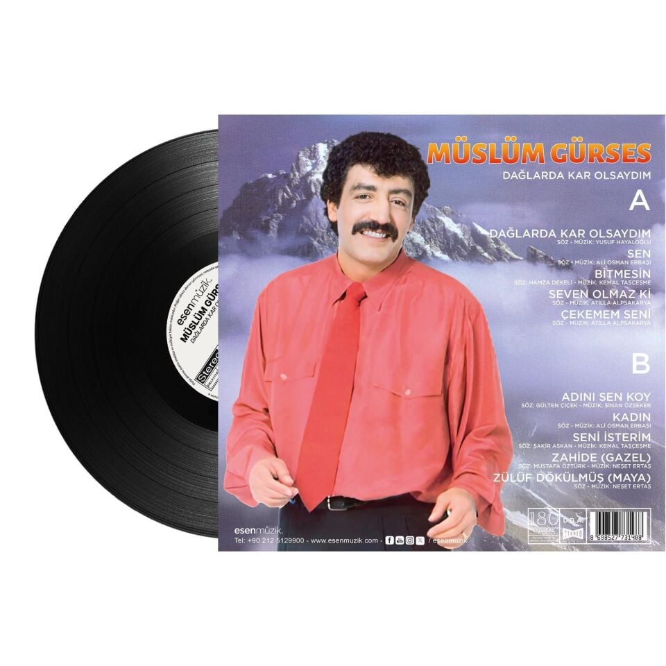 Müslüm Gürses Dağlarda Kar Olsaydım - Plak