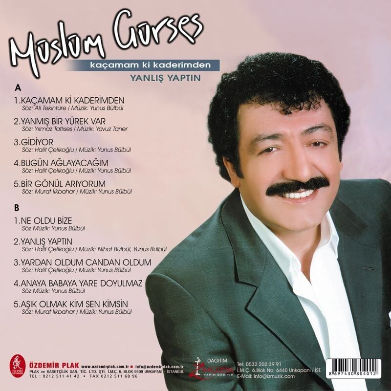 Müslüm Gürses Kaçamamki Kaderimden - Plak