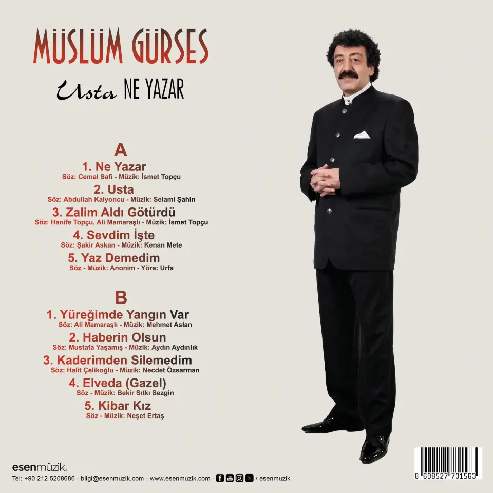 Müslüm Gürses Usta Ne Yazar - Plak
