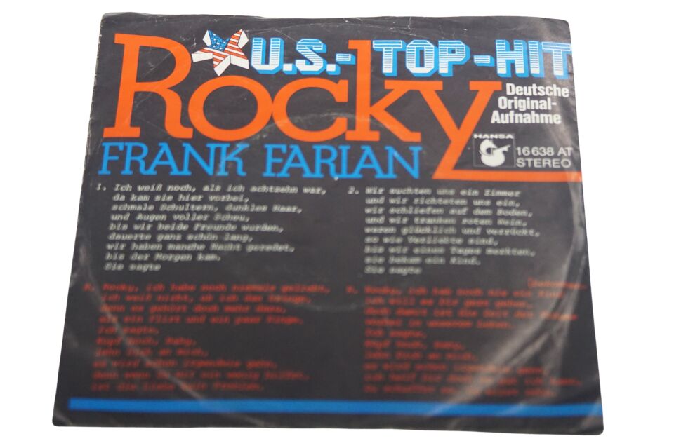 Frank Farian Rocky - Plak