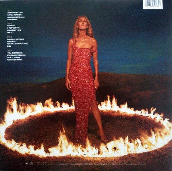 Celine Dion Courage - Plak