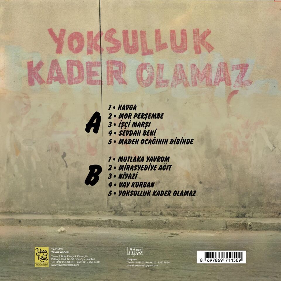 Cem Karaca ve Dervişan Yoksulluk Kader Olamaz - Plak