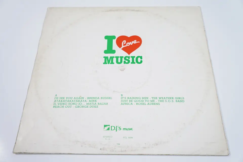 Karışık Sanatçılar ı Love Music - Plak