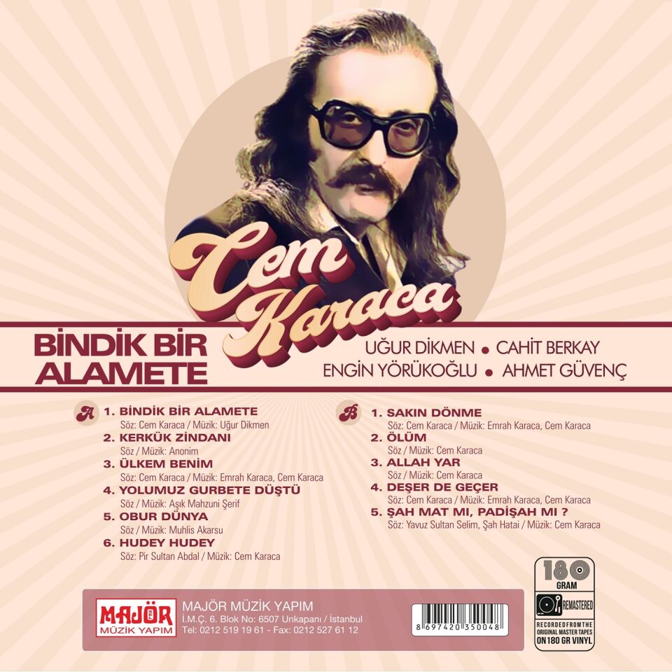 Cem Karaca Bindik Bir Alamete - Plak