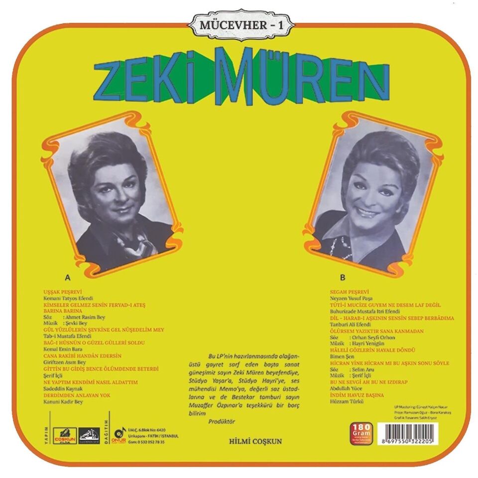 Zeki Müren Mücevher 1 - Plak