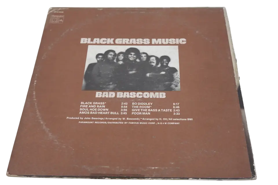 Bad Bascomb Black Grass Music - Plak