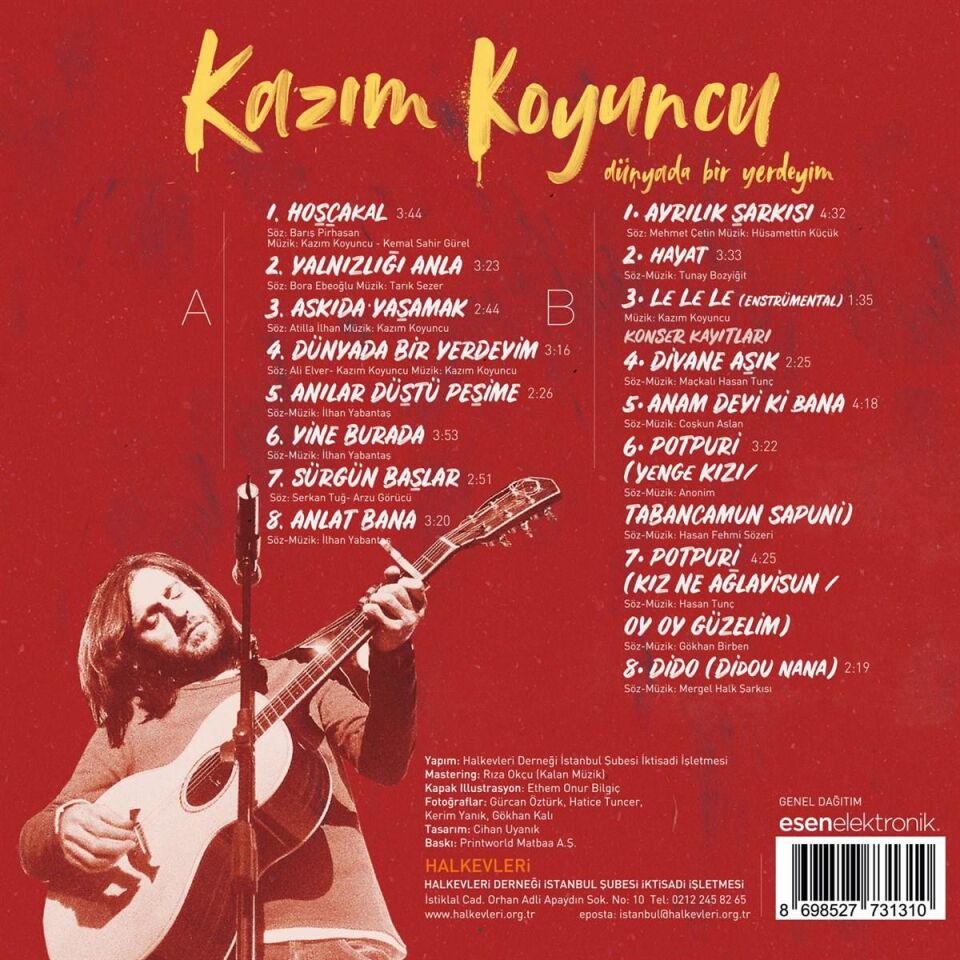 Kazım Koyuncu Dünyada Bir Yerdeyim - Plak