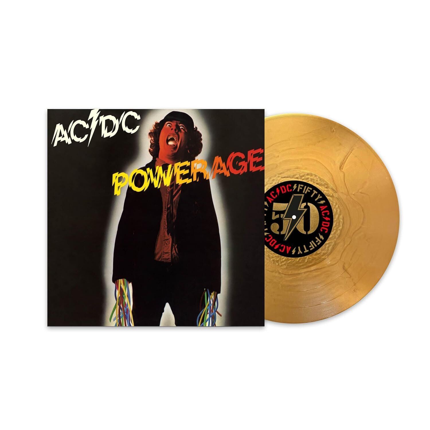 AC/DC Powerage (50th Anniversary - Gold Nugget Vinyl) - Plak