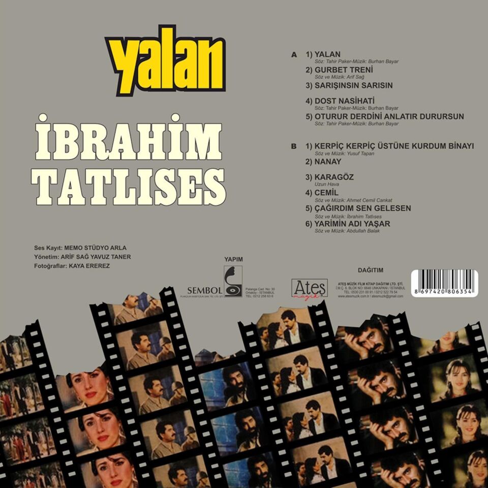 İbrahim Tatlıses Yalan - Plak