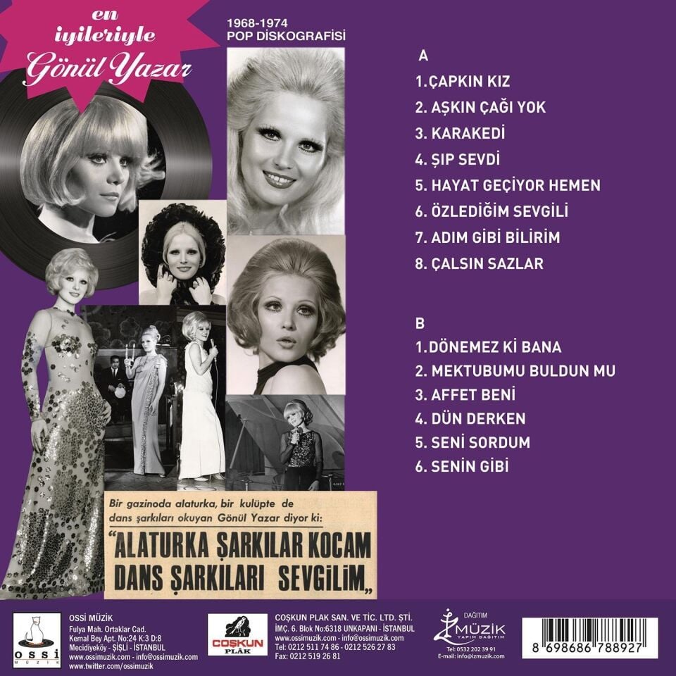 Gönül Yazar En İyileriyle - Plak