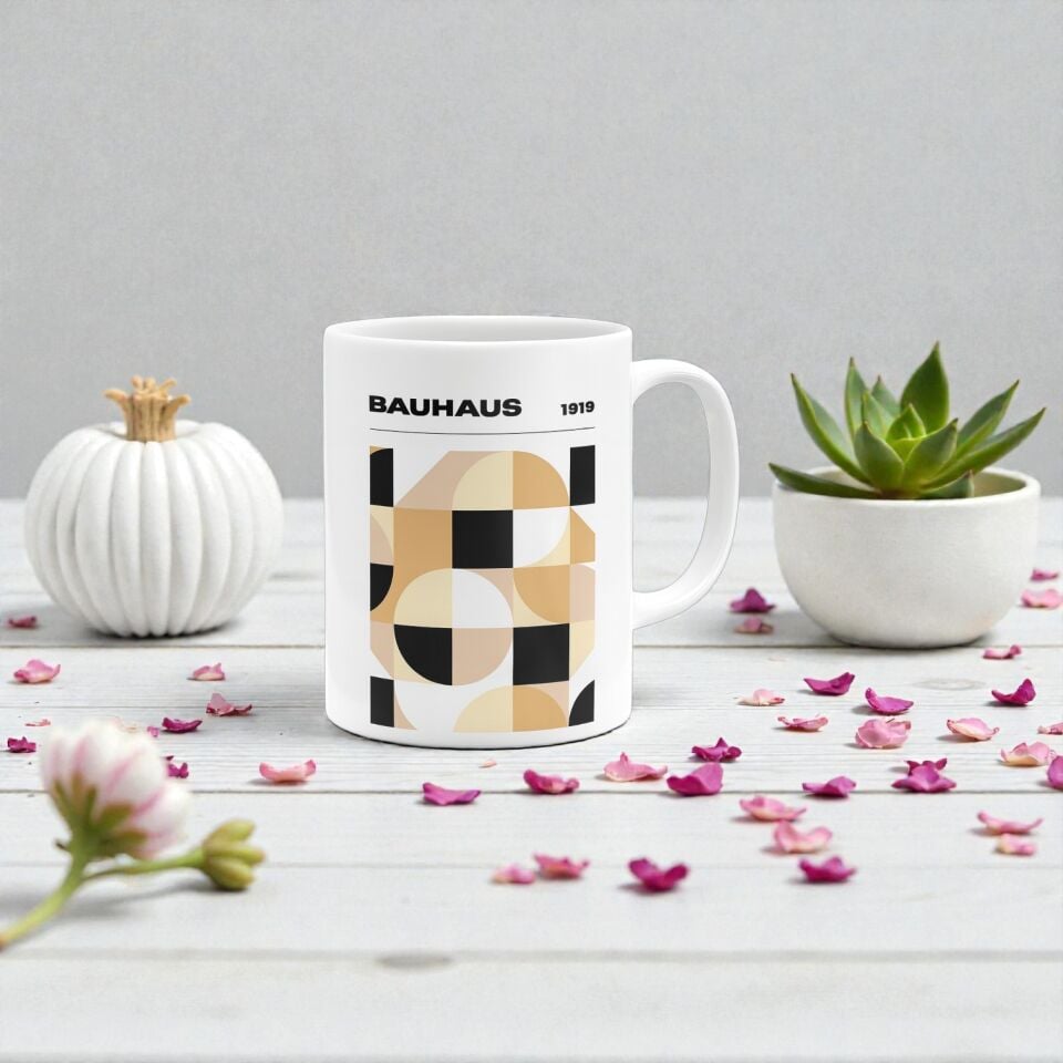 Bauhaus Esintisi Seramik Kupa