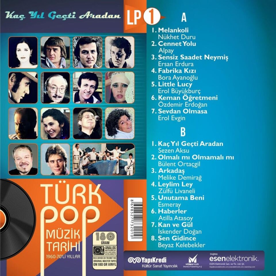 Türk Pop Müzik Tarihi 1960-70'lı Yıllar Vol:1 - Plak