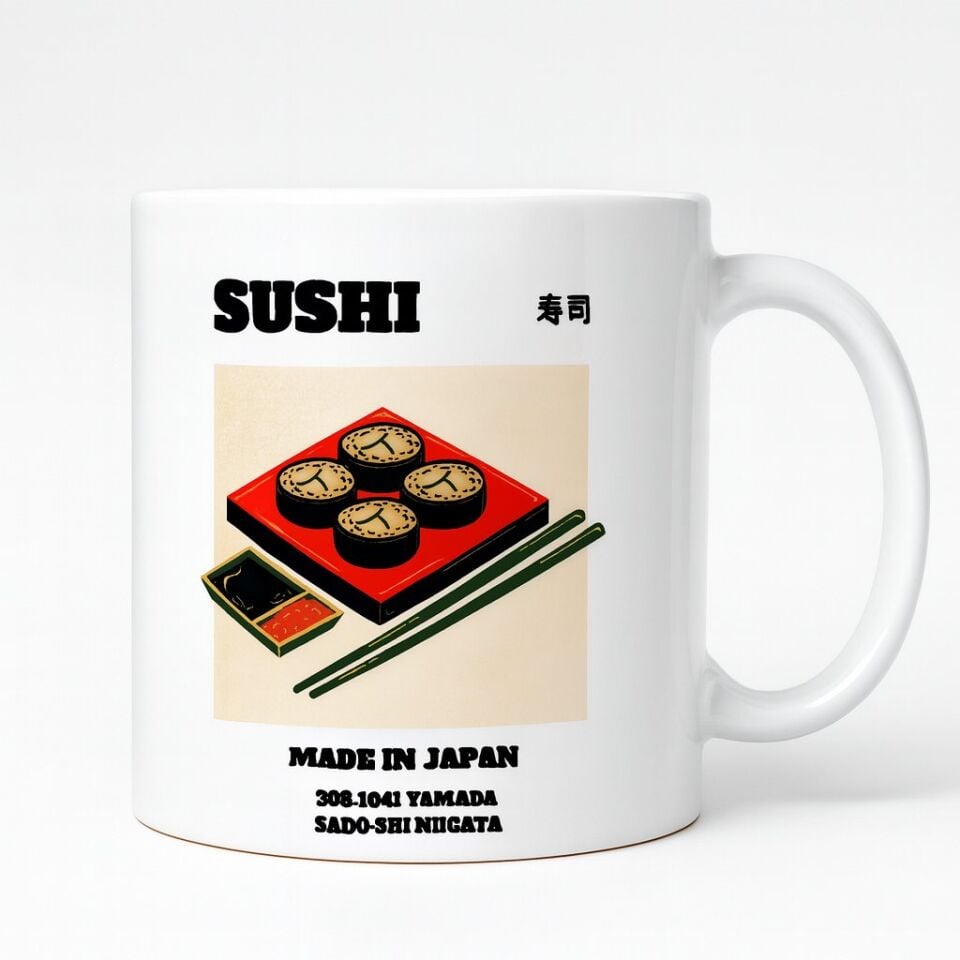 Japon Esintisi Seramik Kupa