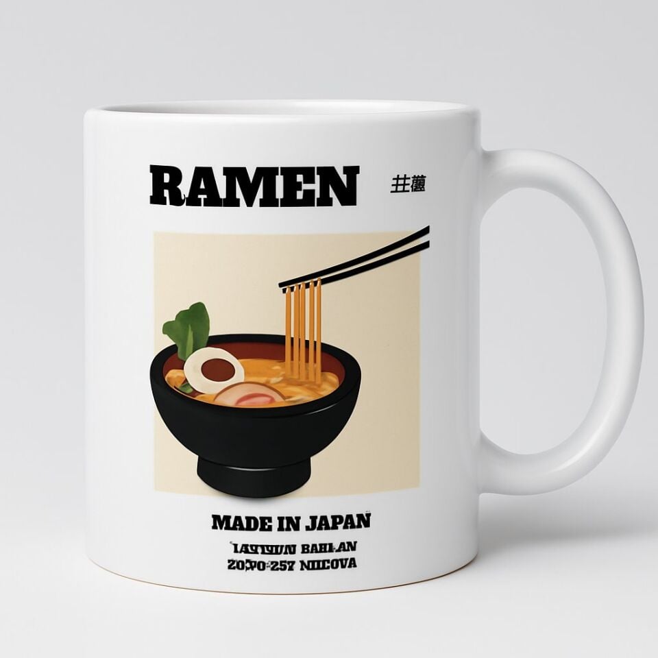 Japon Esintisi Seramik Kupa