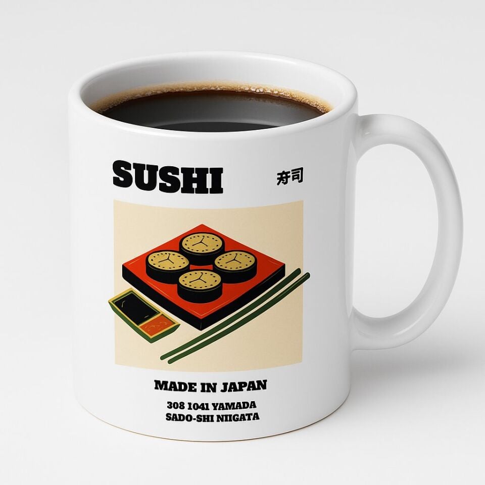 Japon Esintisi Seramik Kupa