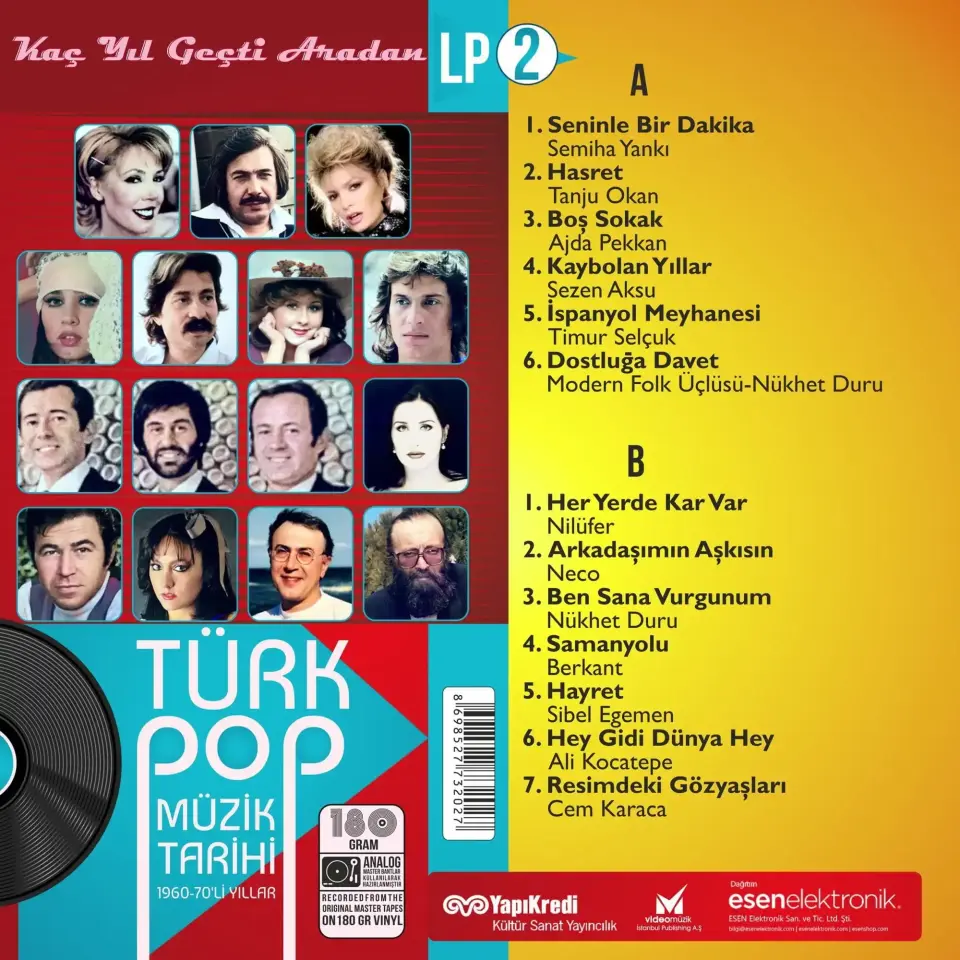 Türk Pop Müzik Tarihi 1960-70'lı Yıllar Vol:2 - Plak
