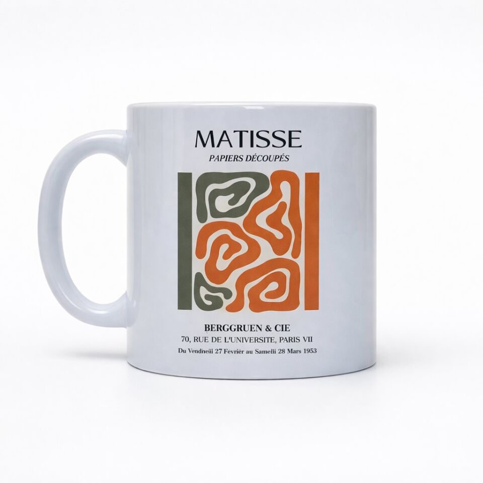 Matisse Renk Dansı Seramik Kupa