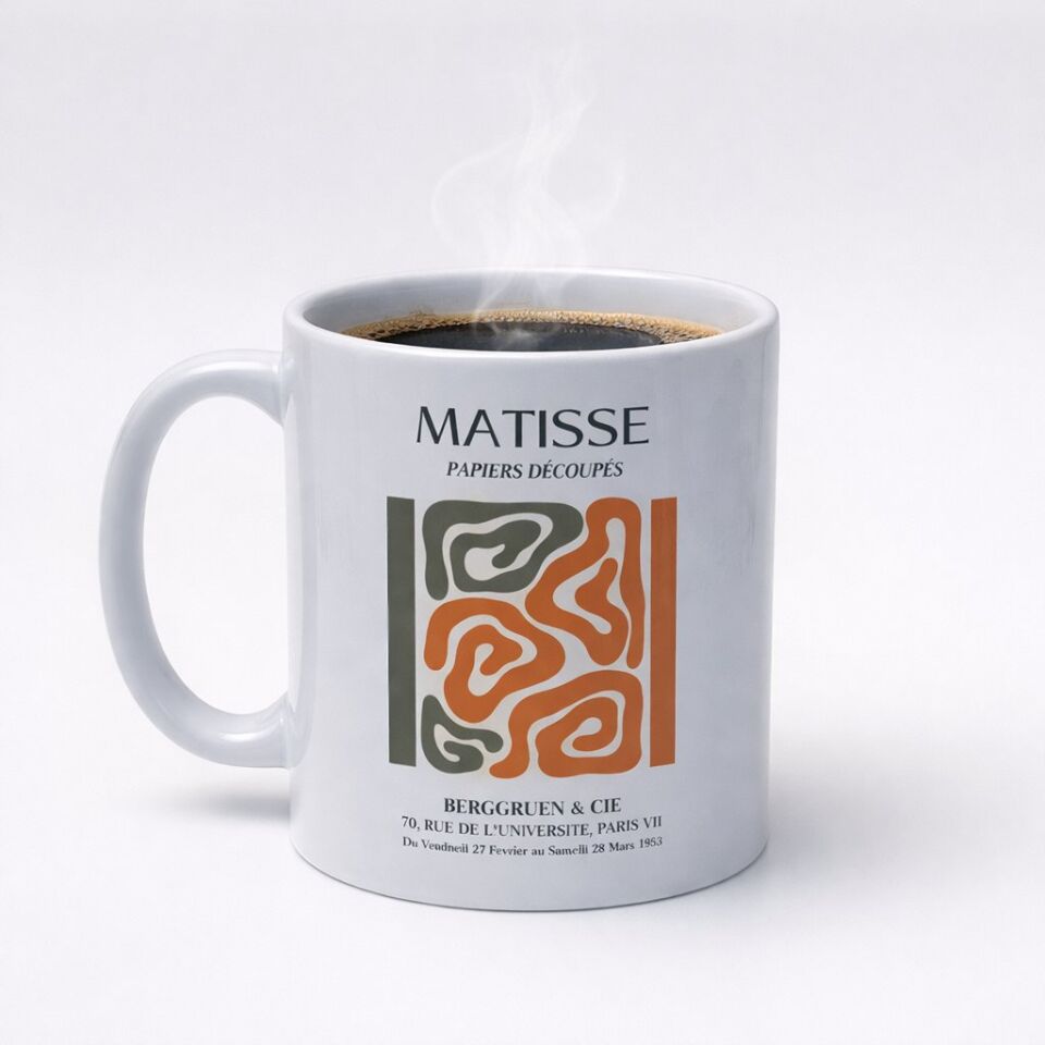 Matisse Renk Dansı Seramik Kupa