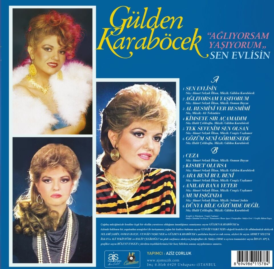 Gülden Karaböcek Ağlıyorsam Yaşıyorum - Plak