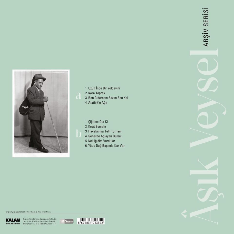 Aşık Veysel Arşiv Serisi - Plak