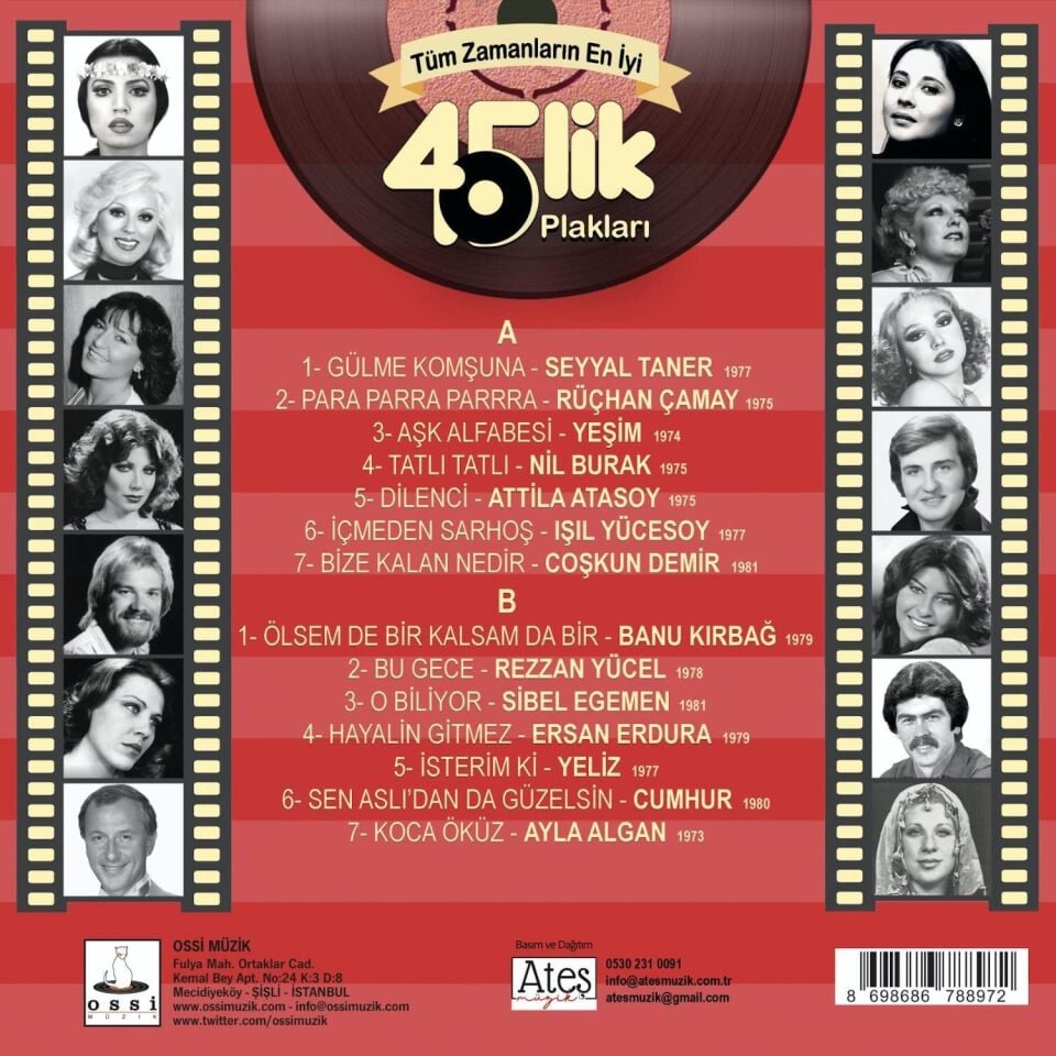 Tüm Zamanların En İyi 45'lik Plakları - Plak