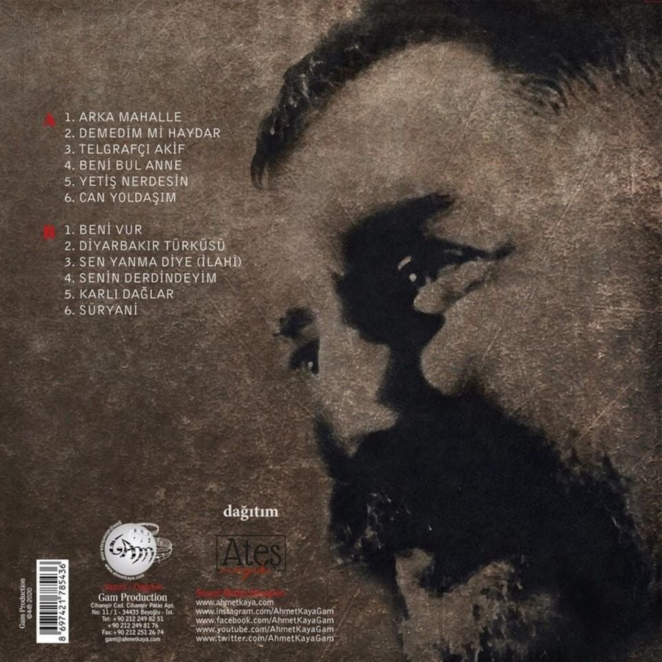 Ahmet Kaya Beni Bul - Plak