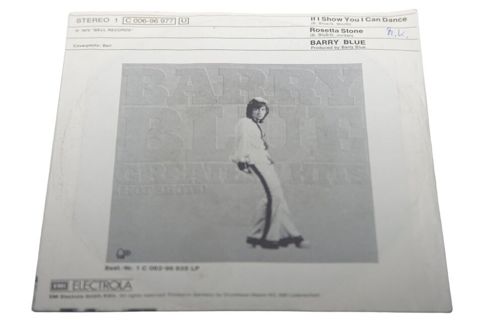 Barry Blue If I Show You I Can Dance - Plak