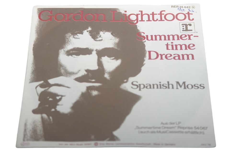 Gordon Lightfoot Summertime Dream - Plak