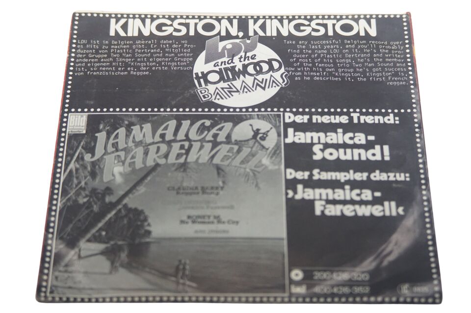 Lou And The Hollywood Bananas Kingston, Kingston (French & English Version) - Plak