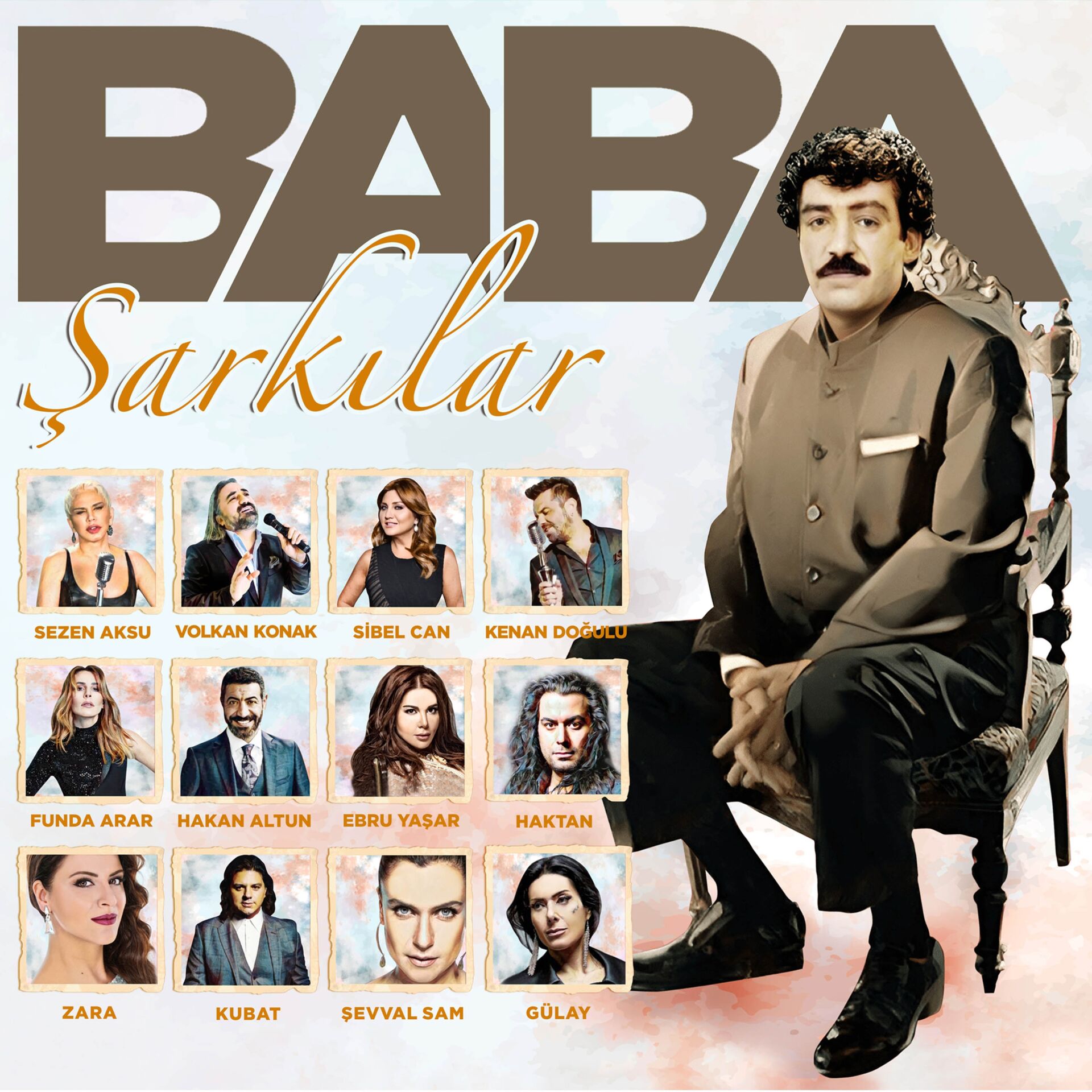 Karışık Sanatçılar Baba Şarkılar - Plak