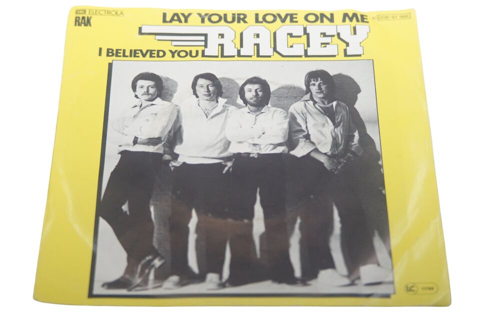Racey Lay Your Love On Me - Plak