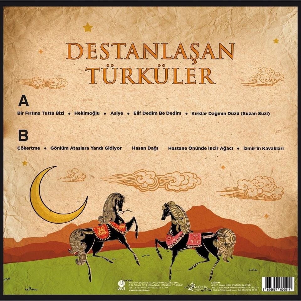 Çeşitli Sanatçılar Destanlaşan Türküler - Plak