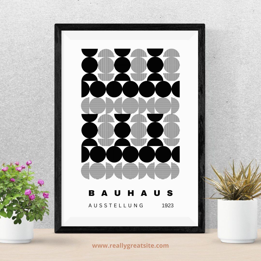 Siyah Beyaz Şekiller Duvar Tablosu Çerçeveli 2'li Set Siyah - 30 x 42