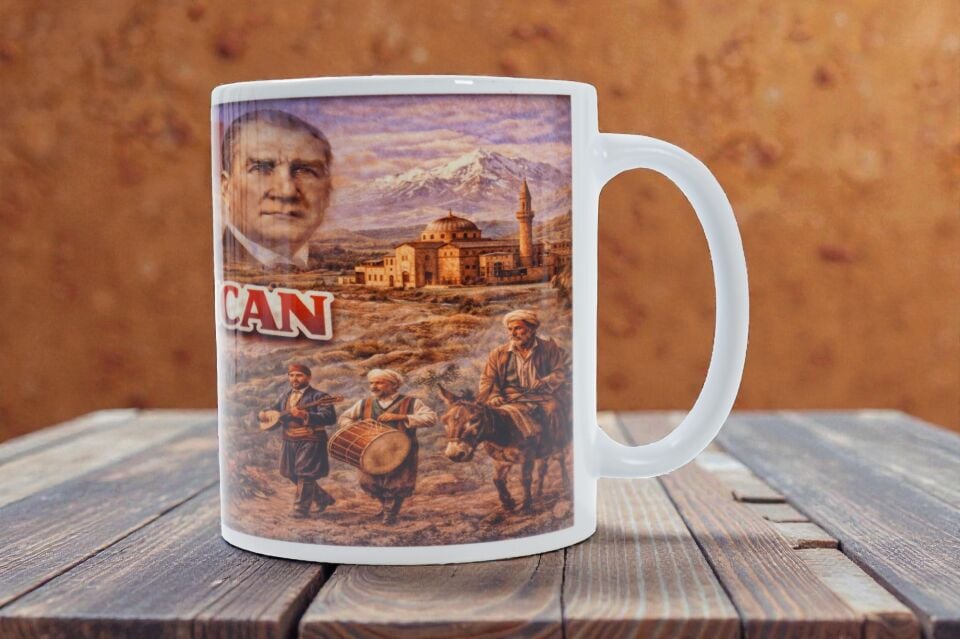 Erzincan Temalı Süblimasyon Kupa Bardak – Doğanın Gücü ve Anadolu’nun Sesi