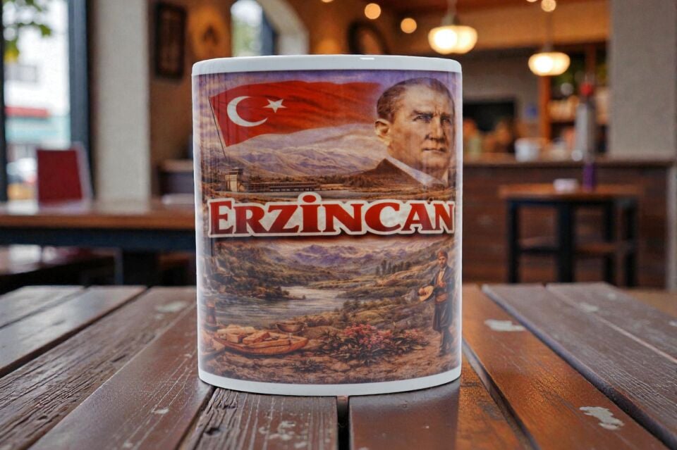 Erzincan Temalı Süblimasyon Kupa Bardak – Doğanın Gücü ve Anadolu’nun Sesi