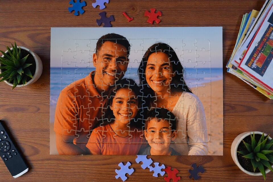 Premium Kişiye Özel Fotoğraflı Puzzle