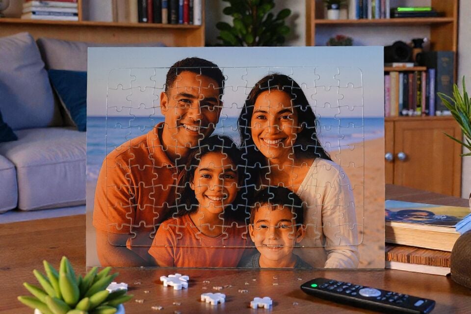 Premium Kişiye Özel Fotoğraflı Puzzle