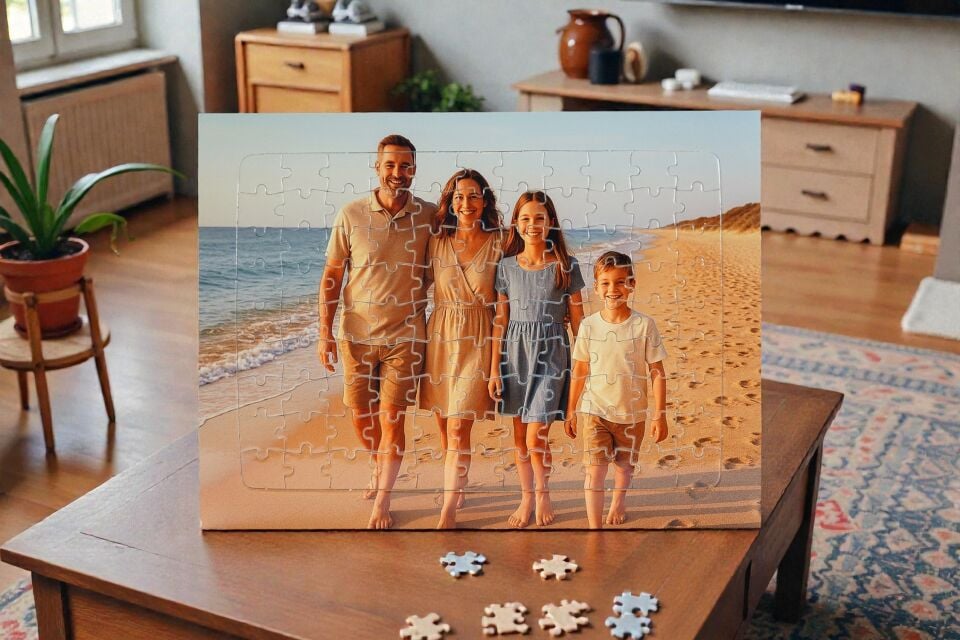 Premium Kişiye Özel Fotoğraflı Puzzle