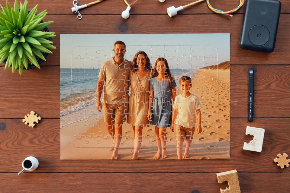 Premium Kişiye Özel Fotoğraflı Puzzle