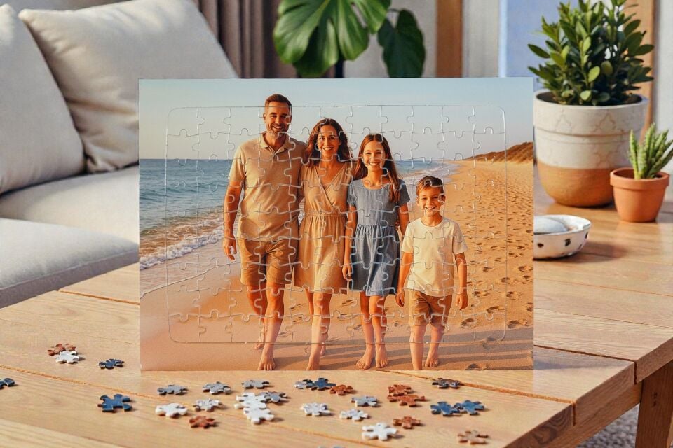 Premium Kişiye Özel Fotoğraflı Puzzle